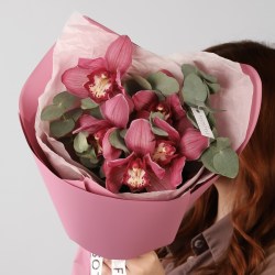 Орхидея розовая букет